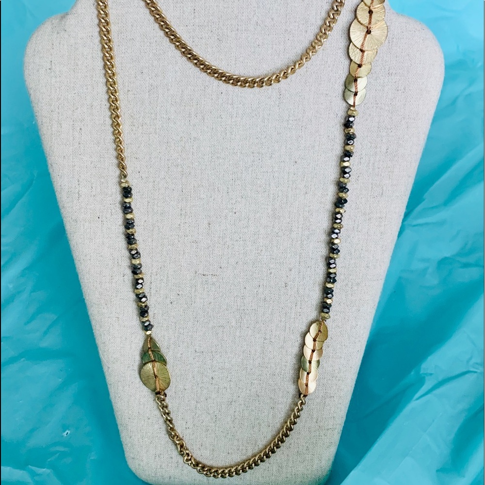 Stella & Dot Gold and silver necklace